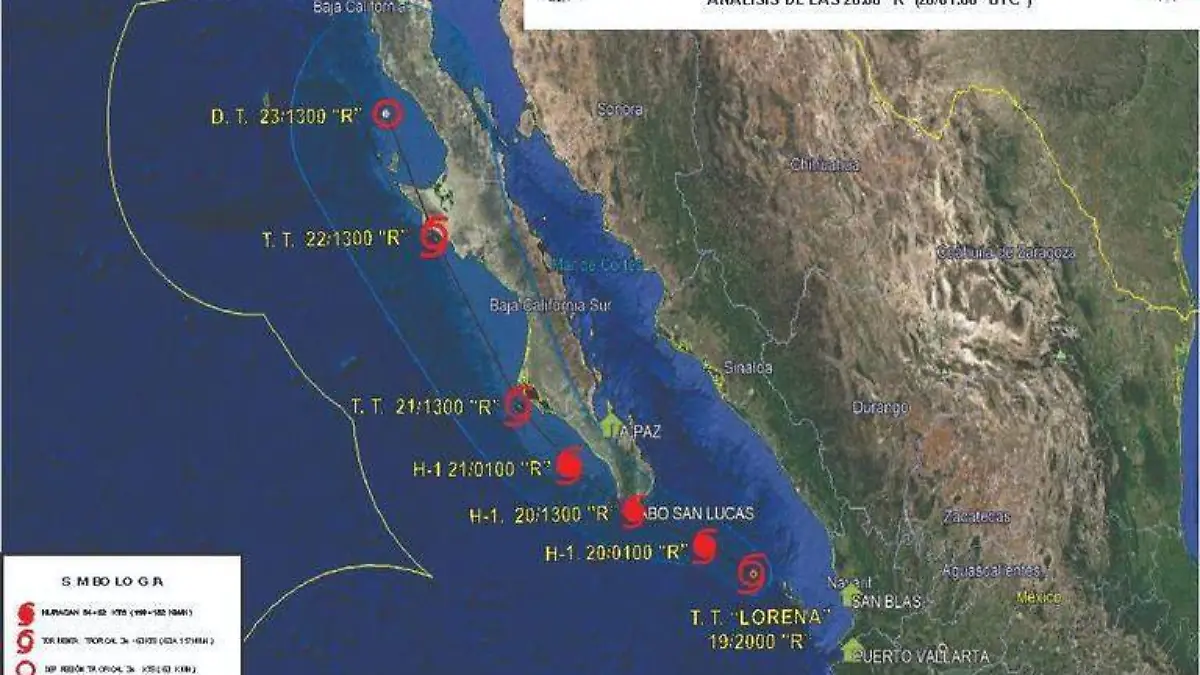 tormenta tropical “Lorena”