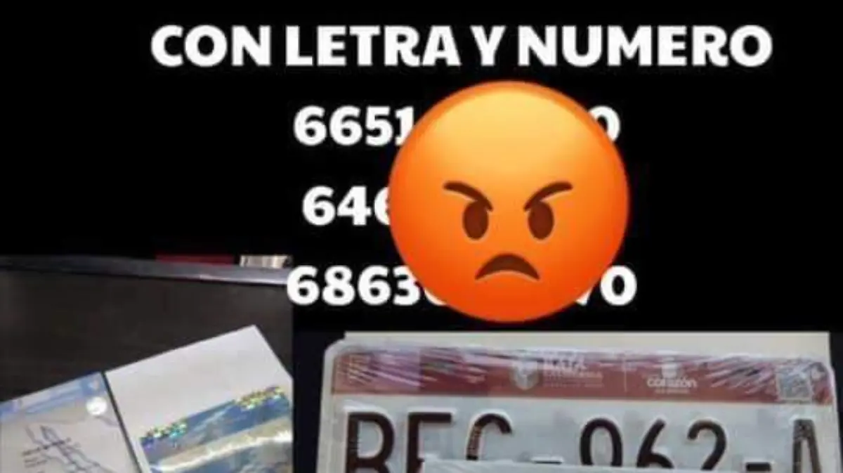 tramite de placas apocrifo