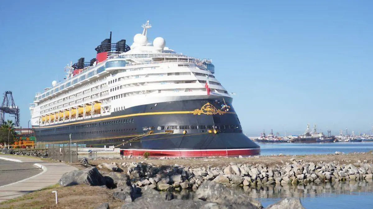 Llega a Ensenada el primer crucero de Disney 