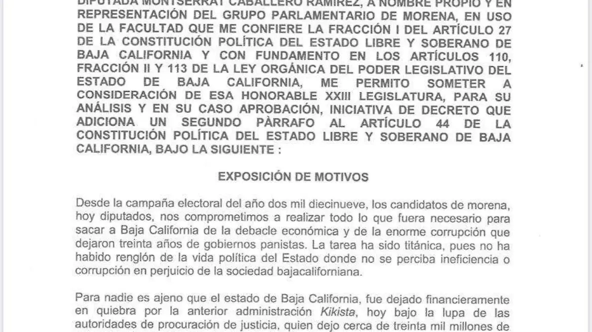 Presentan iniciativa para recortar próxima gubernatura a 3 años