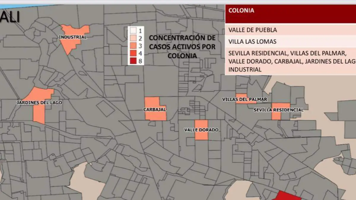 Valle de Puebla con altos contagios de Covid-19