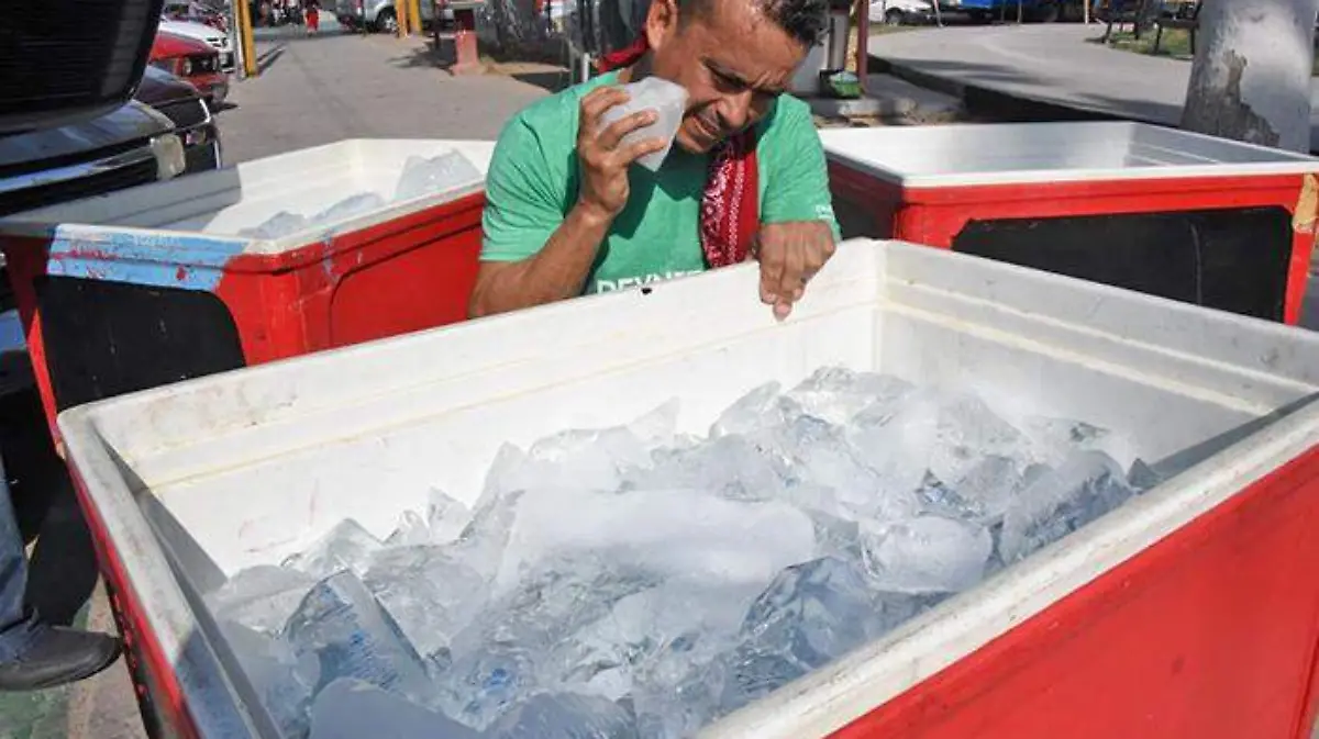calor hielo cara