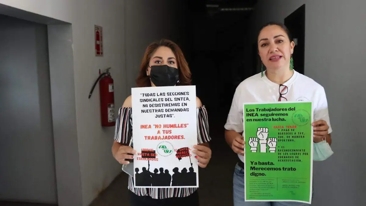 Amanecen a oscuras en el INEA