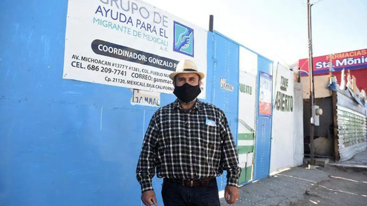 Gonzalo Pacheco Aguilar, director del Grupo de Ayuda para el Migrante de Mexicali 