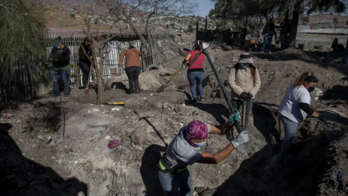 Predio Maclovio Rojas cadáveres