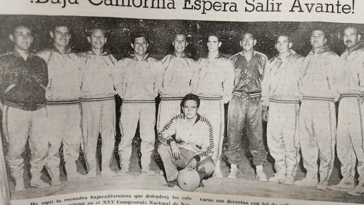12 abril Selección Baja nacional 1957