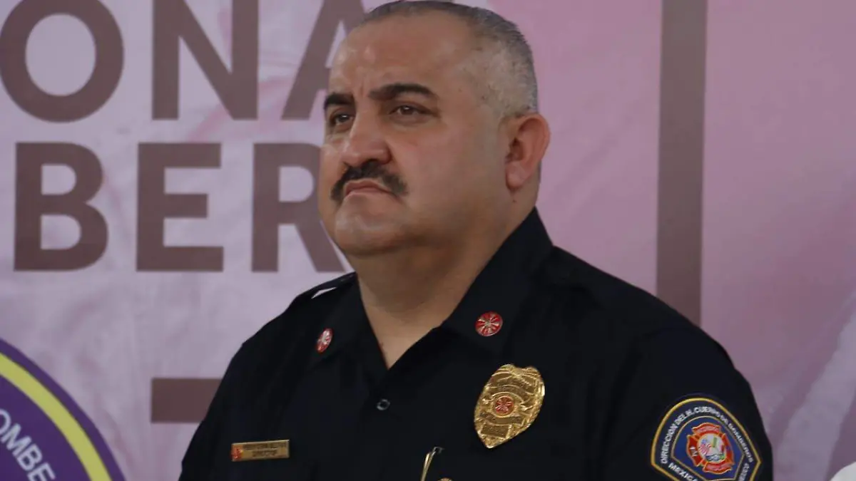 Rubén Darío Osuna Beltrán, director de bomberos