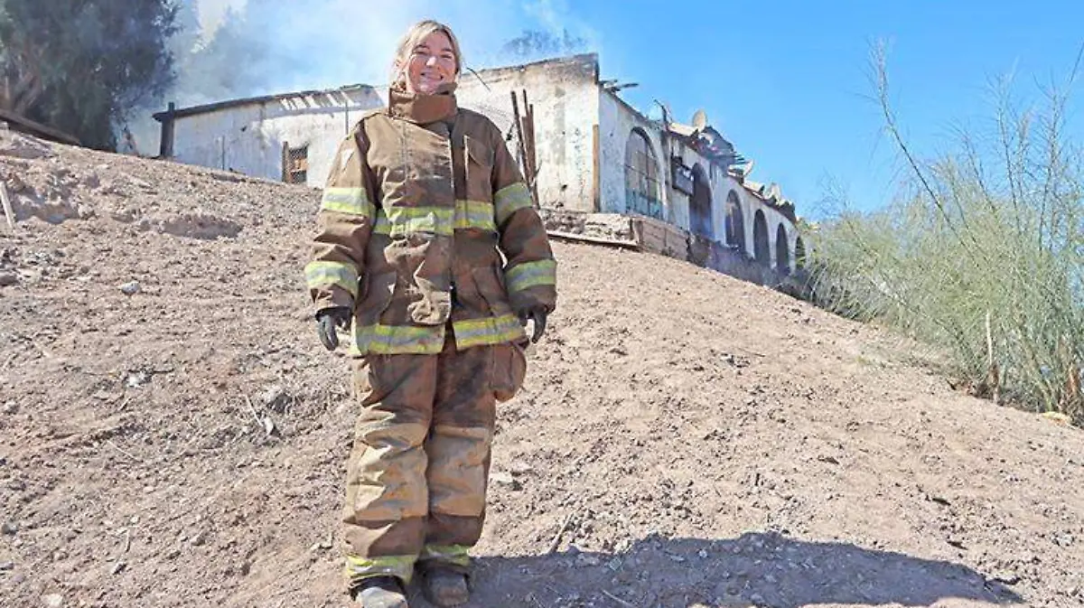 Mujer bombero
