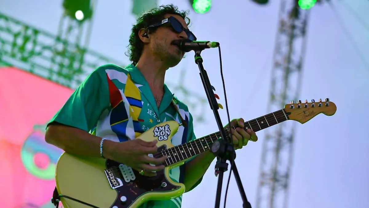 Caloncho durante el festival