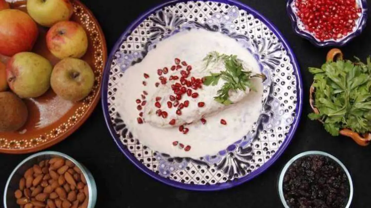 Receta para hacer chile en nogada