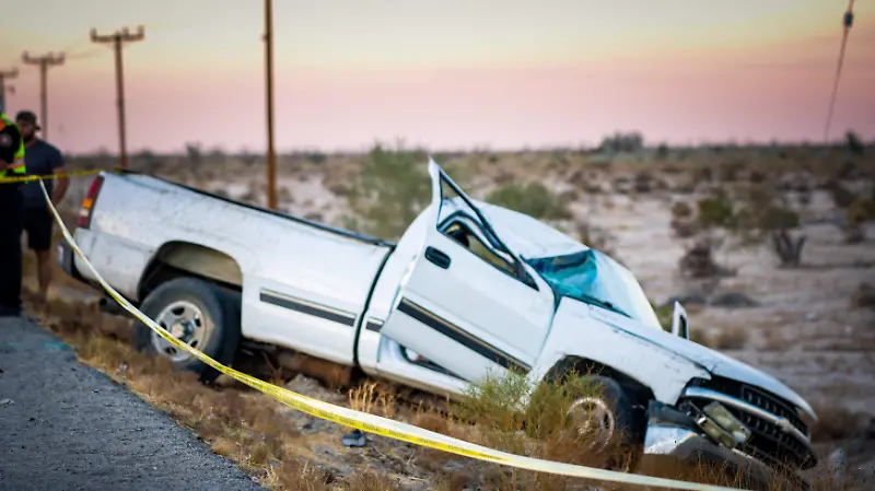 Accidente automovilístico en carretera a San Felipe cobra la vida de una persona