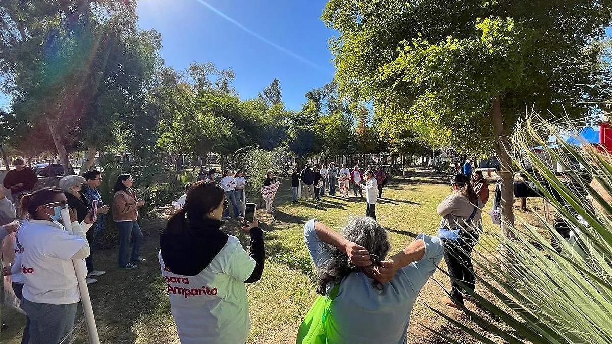 manifestantes amparito