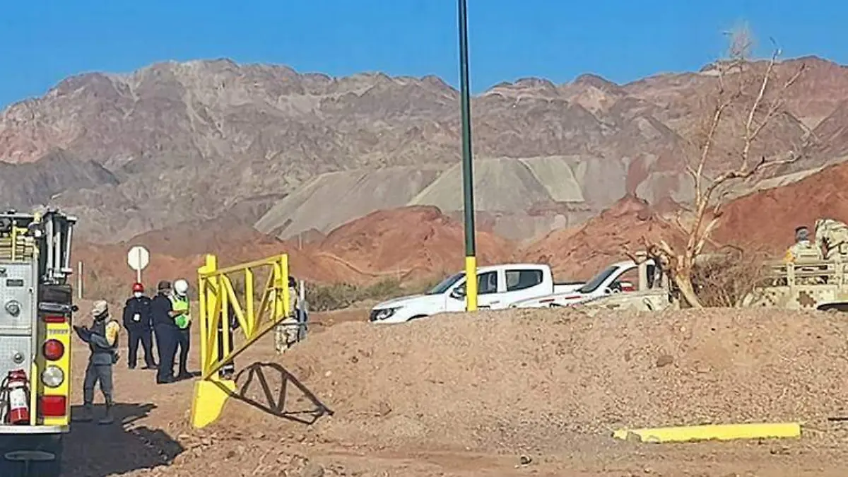 Accidente mina San Felipe