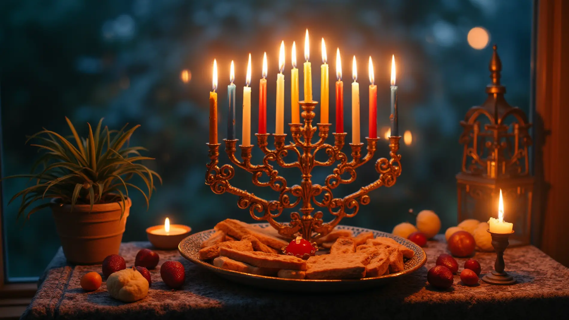 Hanukkah, conmemora la rededicación del Segundo Templo de Jerusalén y el “milagro del aceite”.