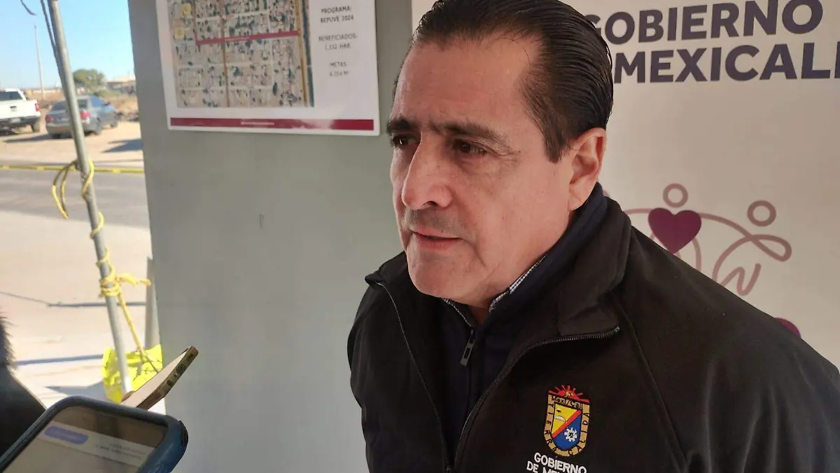 Alberto Ibarra Ojeda, director de Obras Públicas de Mexicali