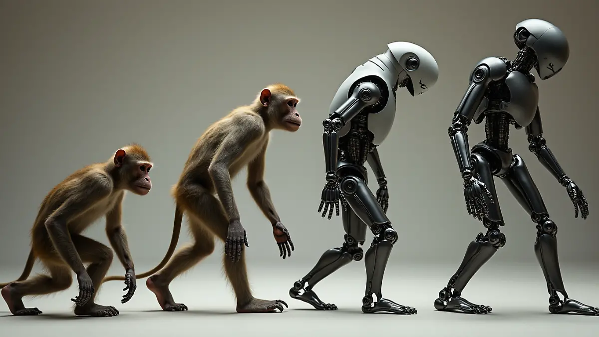 a_monkey_evolving_in_phases_to_modern_man_and_from_there_to_a_tesla_robot_ftzxb12gvxhnno6msn4l_0