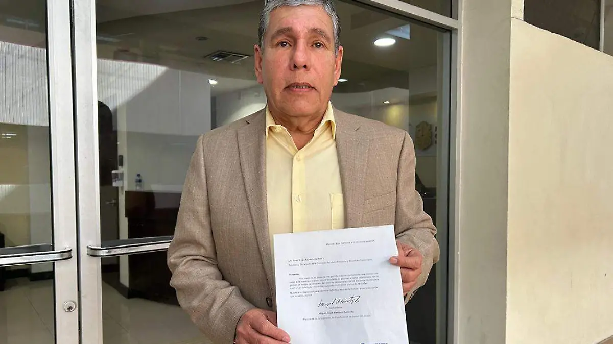 Miguel Ángel Martínez Gutiérrez, presidente de la Federación de Importadores de Llantas de Baja California