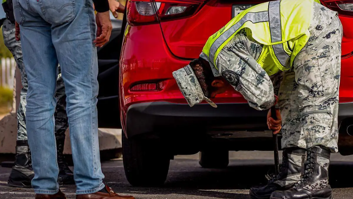 Instala Guardia Nacional puntos de revisión en garitas