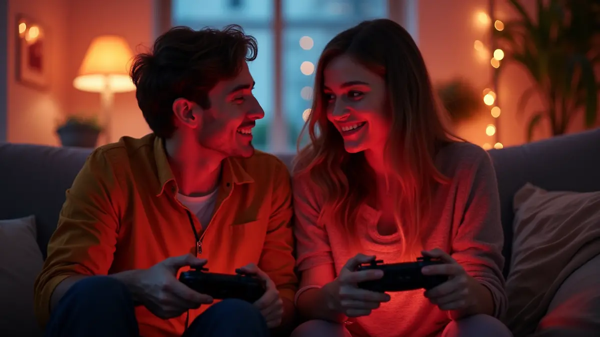the_image_shows_a_couple_playing_video_games_in_a_romantic_environment_wp0ln7bbxlmcow6huinr_3