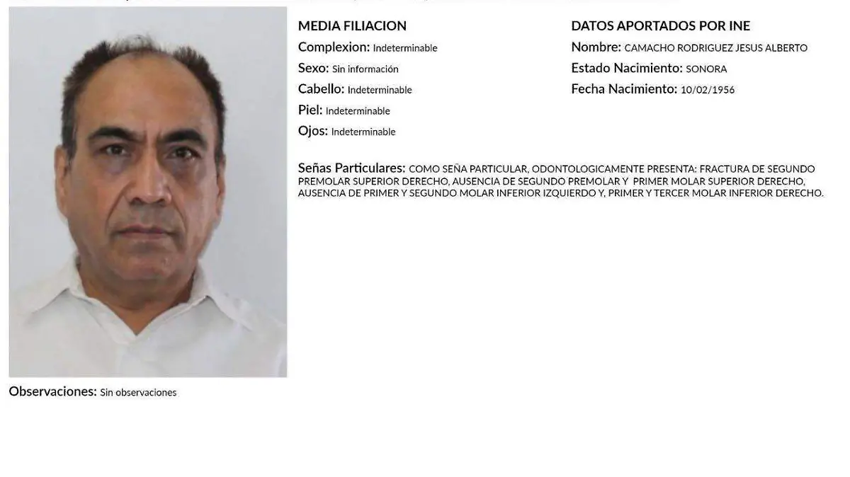Ficha del periodista Jesús Camacho originario de Hermosillo, Sonora
