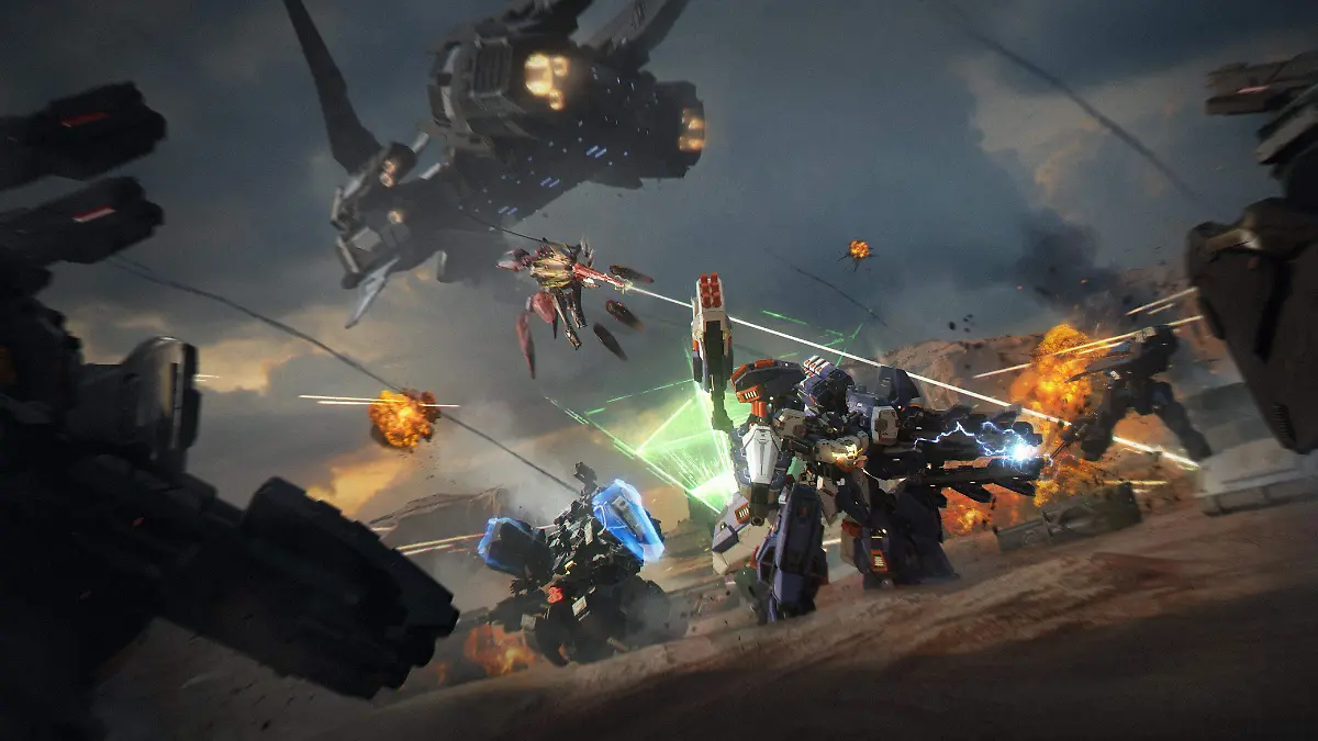 A medida que progrese la batalla, armas y equipamientos más potentes se pondrán a disposición de los pilotos verdaderamente curtidos.