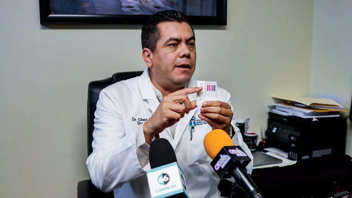 Titular del Servicio Médico Forense de Baja California (Semefo), César González Vaca