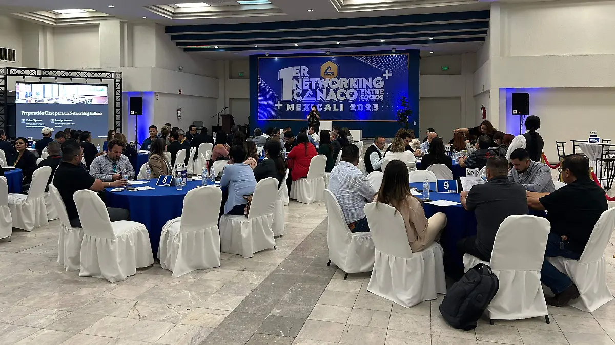 Canaco Mexicali llevó a cabo el primer Networking entre socios a nivel nacional
