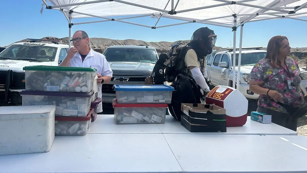 Acompañan bomberos y sector de salud a brigada internacional de búsqueda