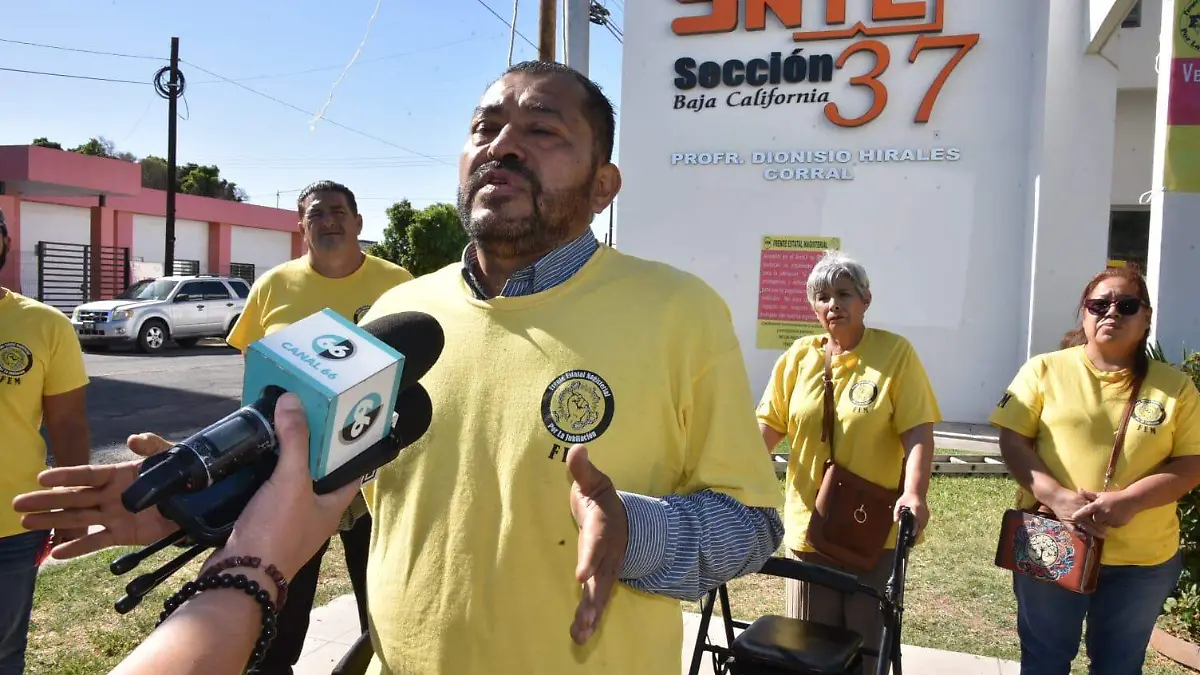Frente Estatal Magisterial exige jubilaciones y rechaza acuerdos del SNTE 37 con el Gobierno de Baja California