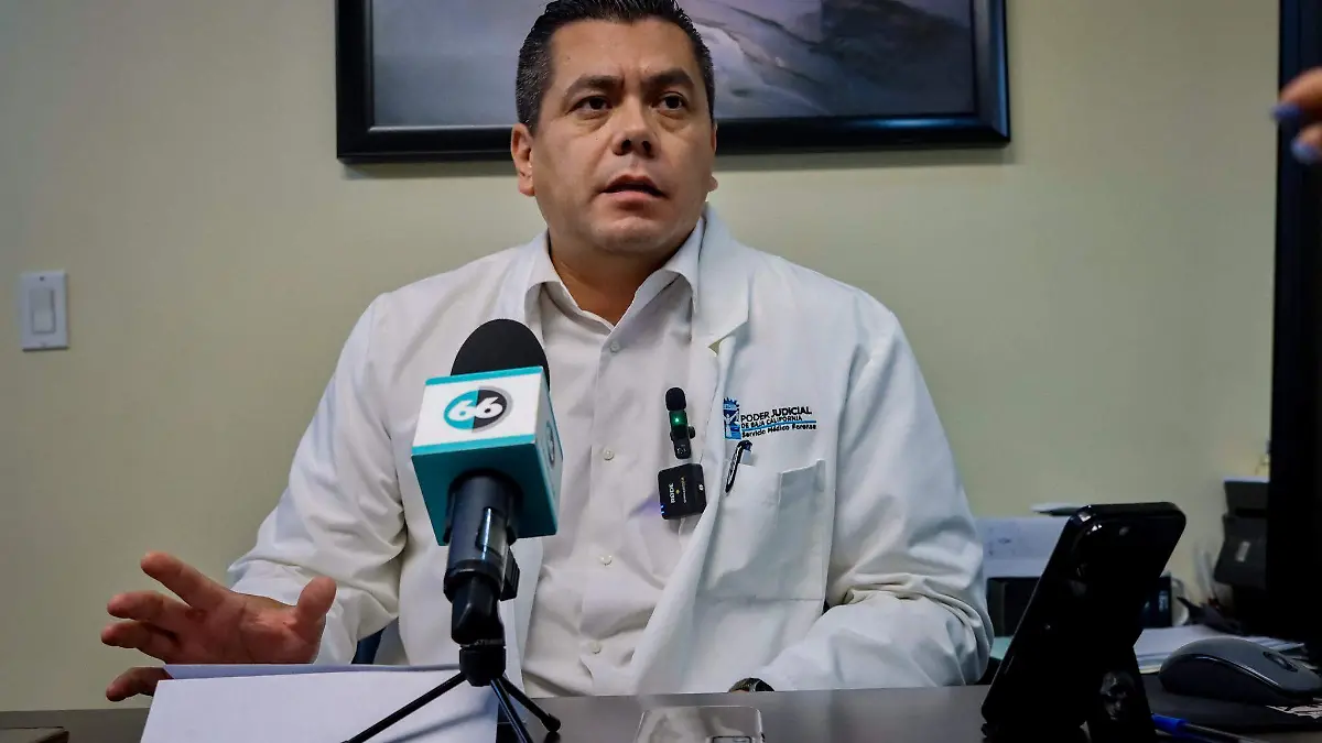 César González Vaca, titular del Servicio Médico Forense