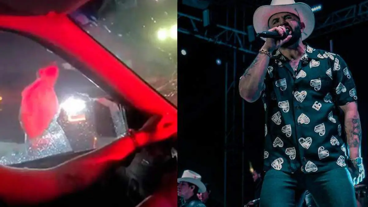 Hombre rompe cristales de un auto al salir de un concierto de Carín León