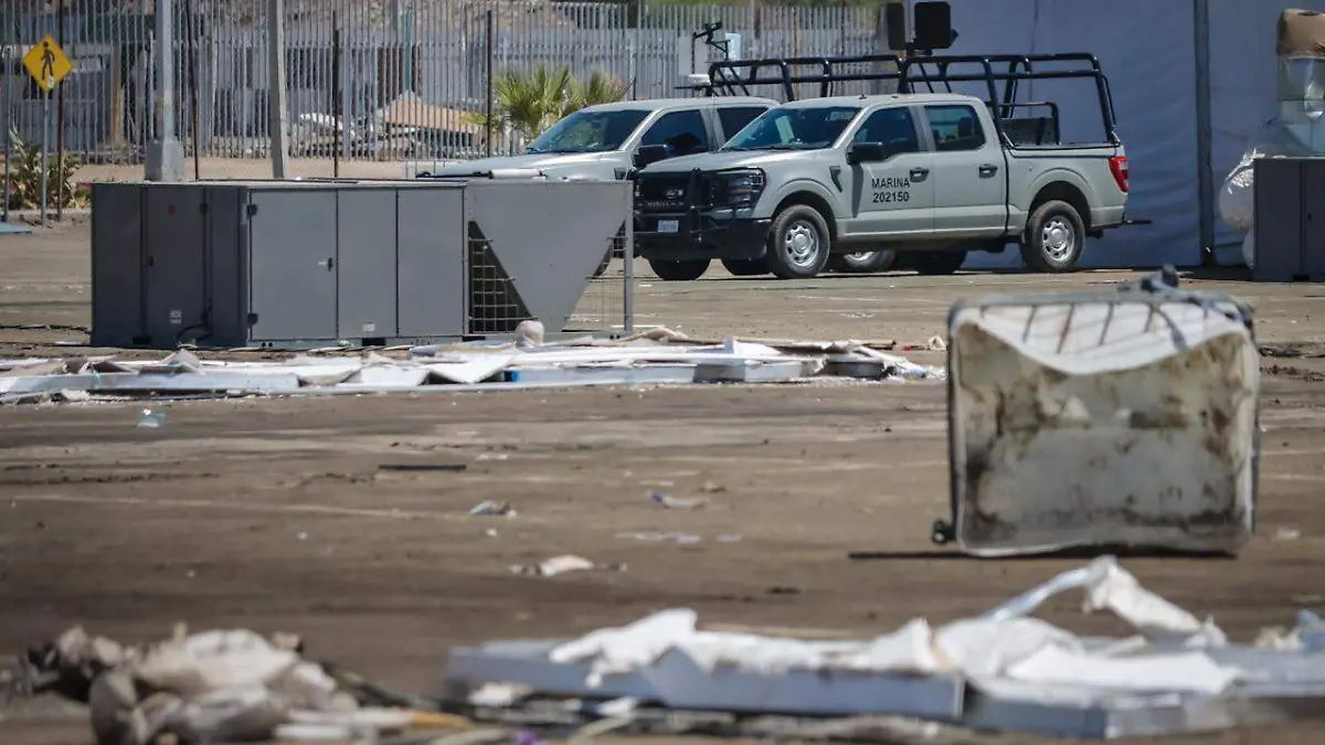 Inician desmantelamiento del albergue federal en el FEX