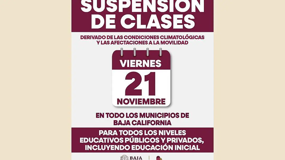 supension de clases