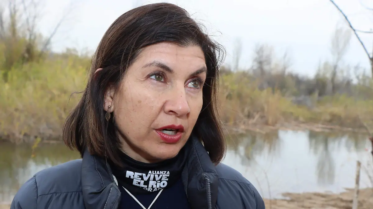 Aida Navarro, coordinadora de la Alianza Revive el Río Colorado