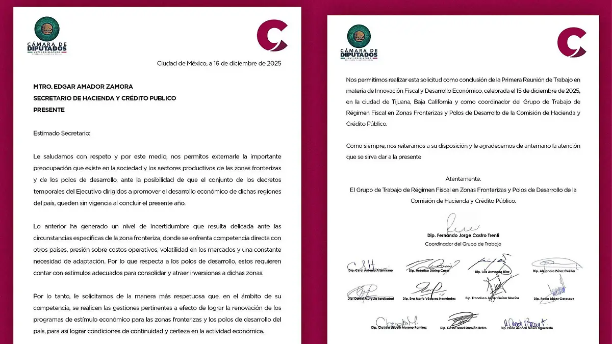 Diputados federales exigen la permanencia de estímulos fiscales