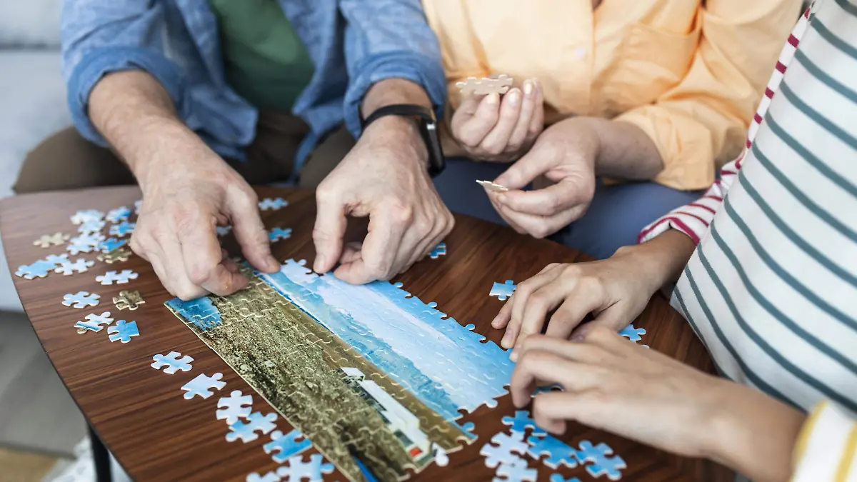 close-up-people-doing-puzzle-together