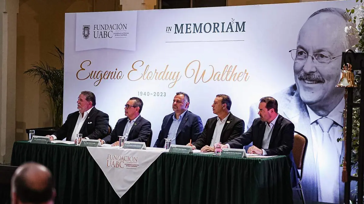 Fundación UABC realiza homenaje a Eugenio Elorduy Walther