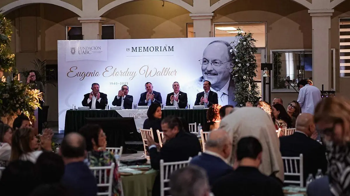 Fundación UABC realiza homenaje a Eugenio Elorduy Walther
