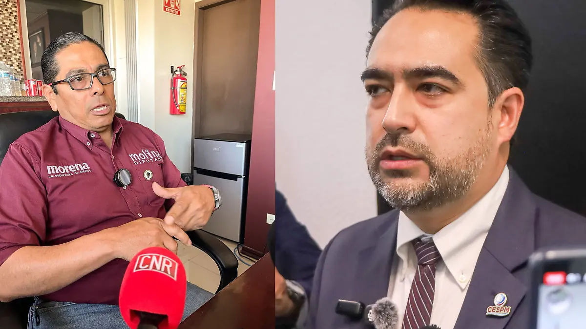 Juan Manuel Molina | Presidente de la Junta de Coordinación Política (Jucopo) del Poder Legislativo Estatal // Armando Carrasco | Director de Comisión Estatal de Servicios Públicos de Mexicali (CESPM)