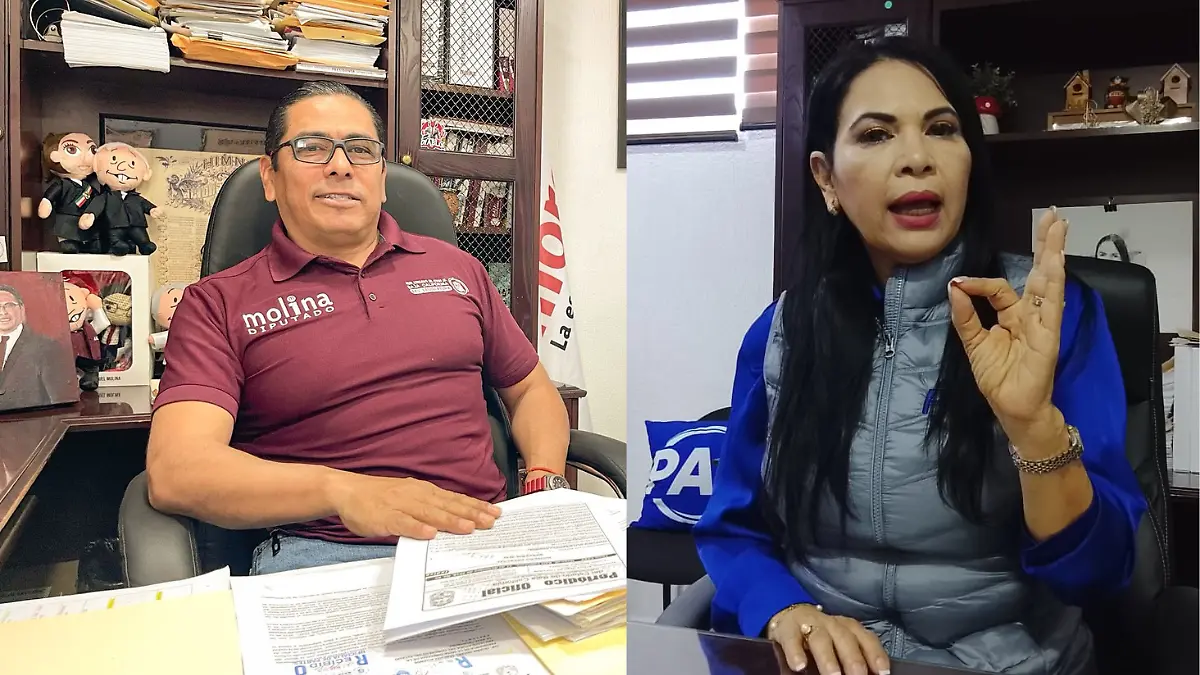 Juan Manuel Molina García | Presidente de la Junta de Coordinación Política (Jucopo) del Poder Legislativo Estatal // Alejandrina Corral Quintero | Diputada