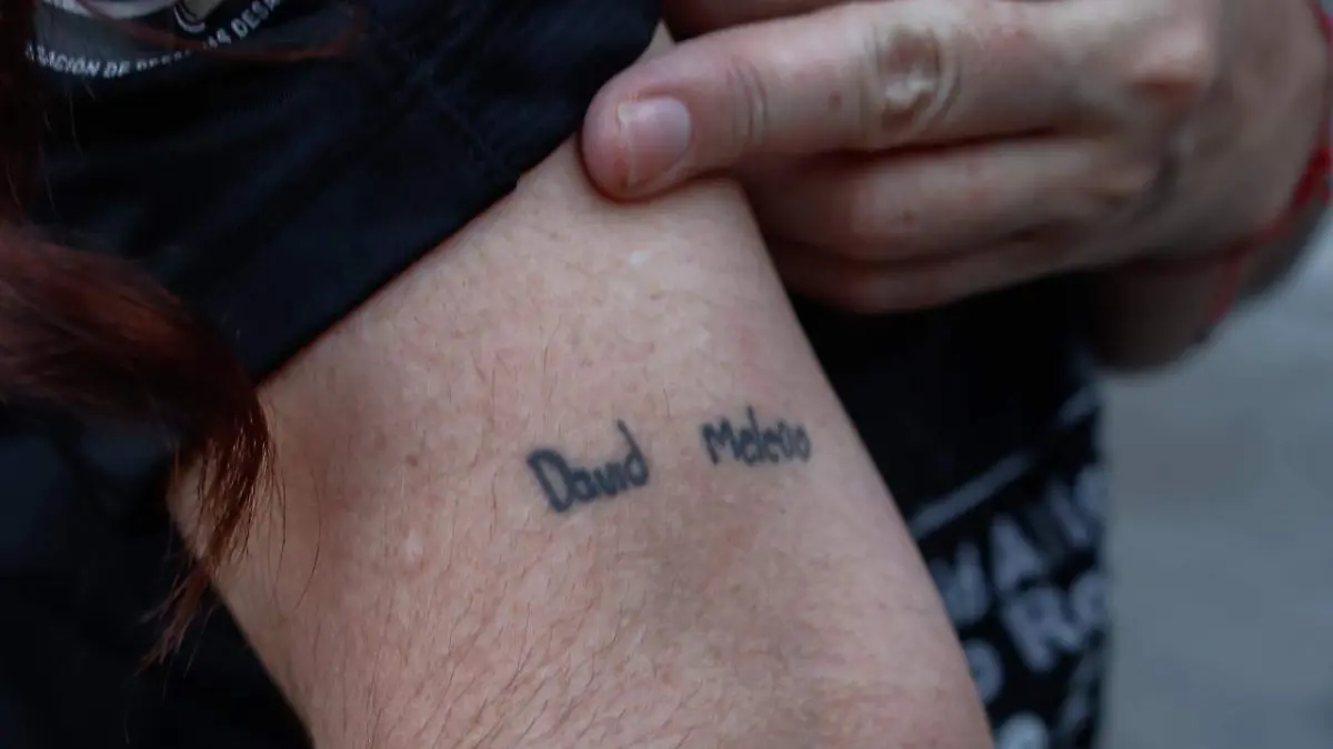 foto tatuaje madre de David melecio