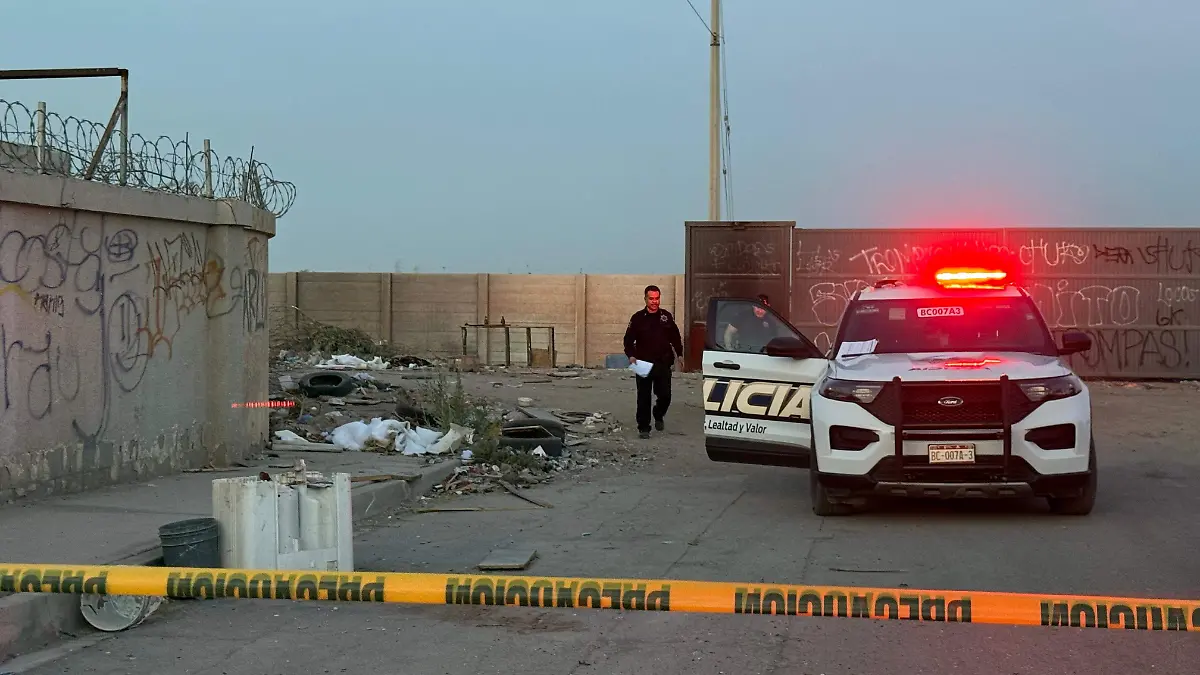 patrulla y banda amarilla