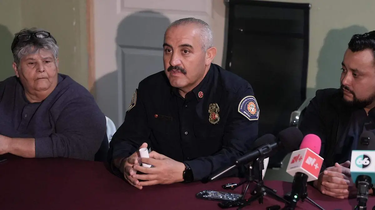 Rubén Darío Osuna Beltrán, titular de la Dirección del Cuerpo de Bomberos