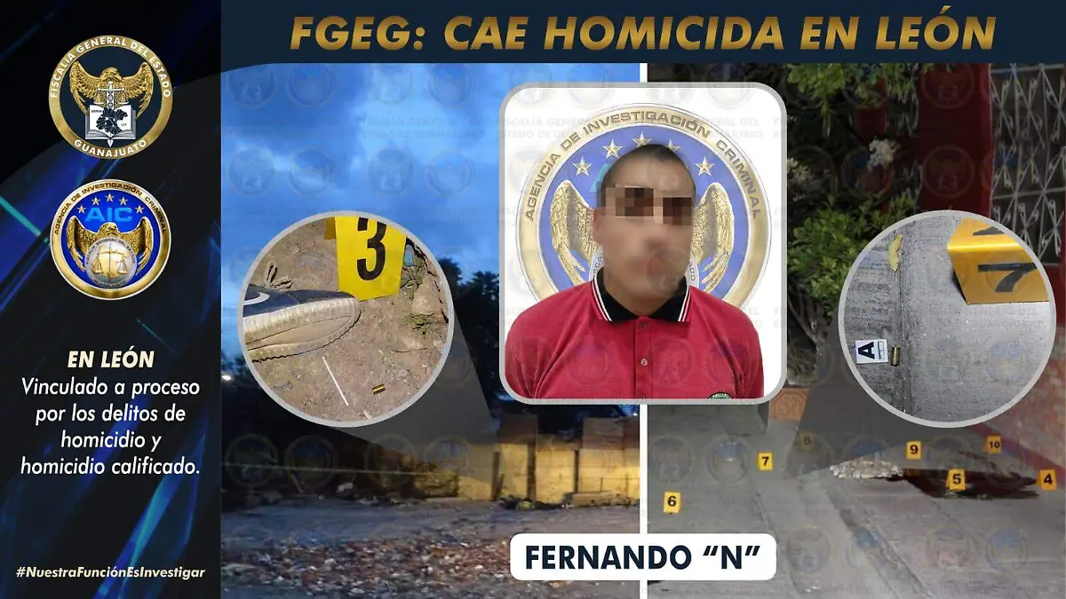 CORTESIA FGE - HOMICIDA GRANJENO