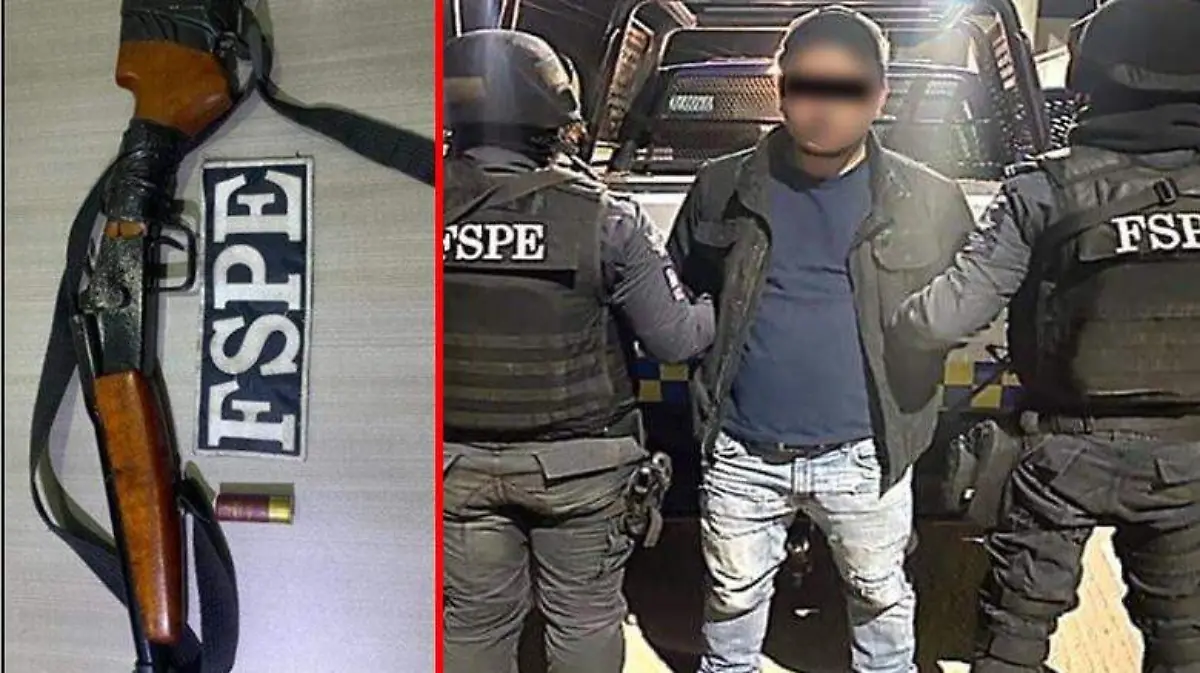 DETENIDO ESCOPETA_ CORTESÍA FSPE