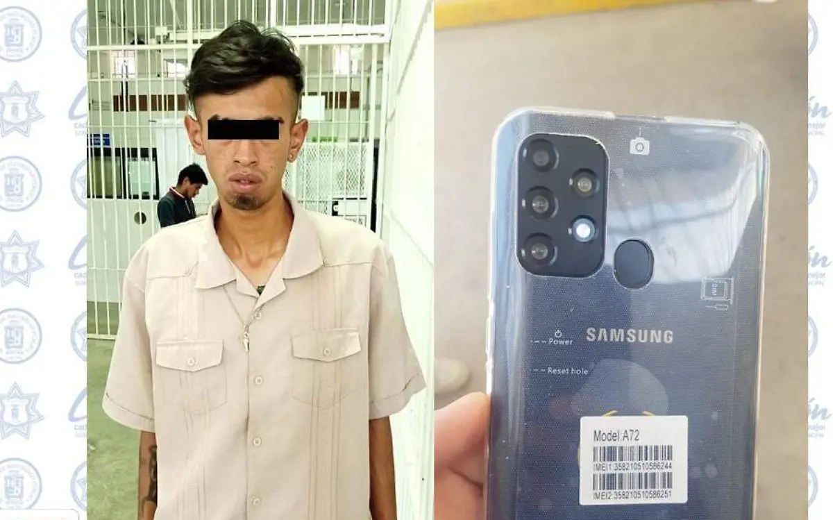 CORTESÍA SSPL - ASALTANTE TRANSEÚNTE