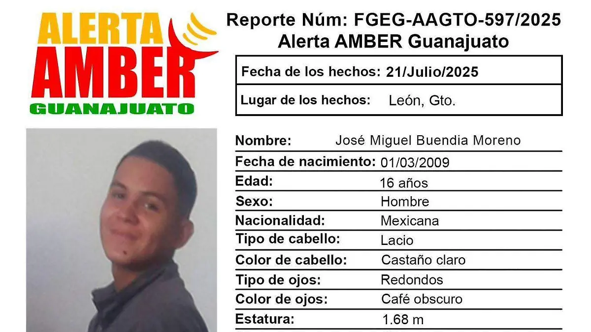 Cortesía - Alerta Amber