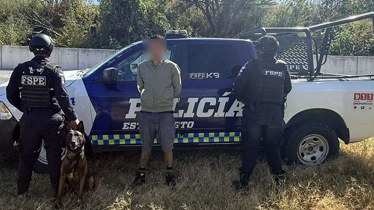 Detecta oficial canino presunto distribuidor en León 00