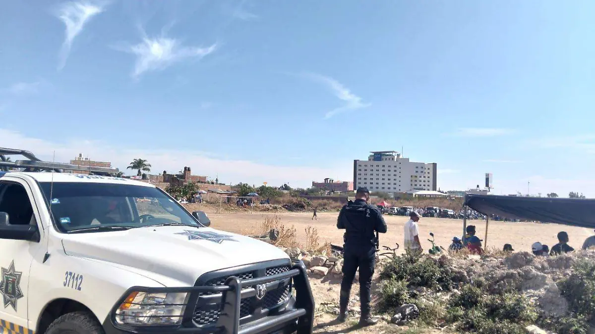 Cortesía - patrullajes campos fútbol Silao 