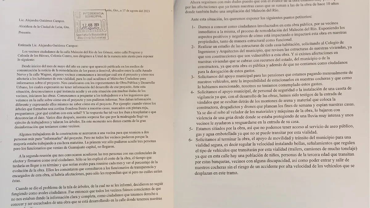 Vecinos del Malecón del Río denuncian peligro por alta velocidad y daños a viviendas